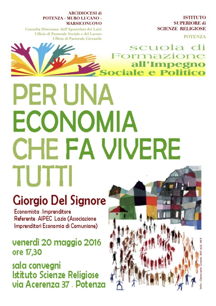 Locandina ECONOMIA CHE FA VIVERE