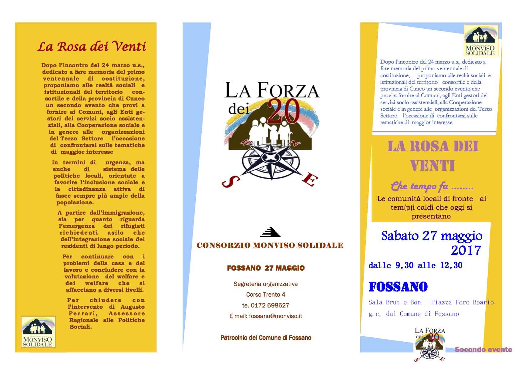 Secondo evento ventennale brochure